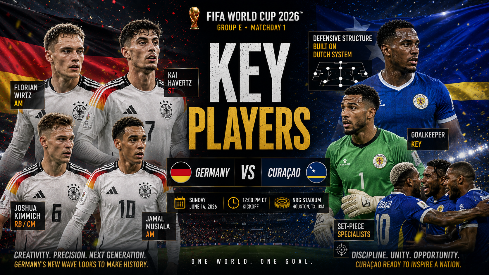 germany-vs-curacao key-players
