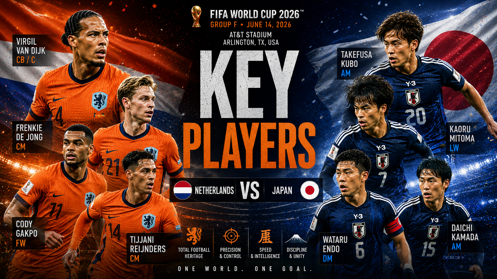 netherlands-vs-japan key-players
