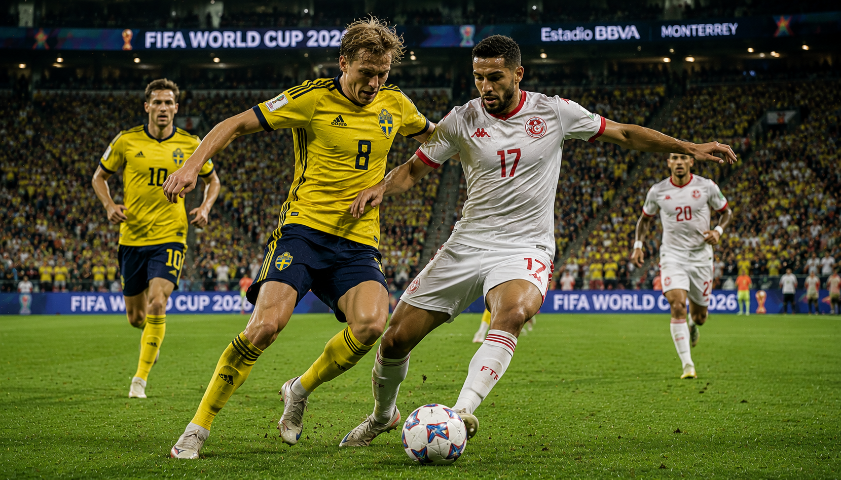 sweden-vs-tunisia action